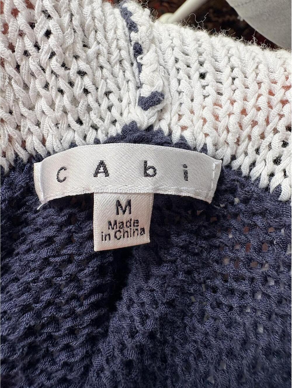 CAbi Knit Sweater Vest M